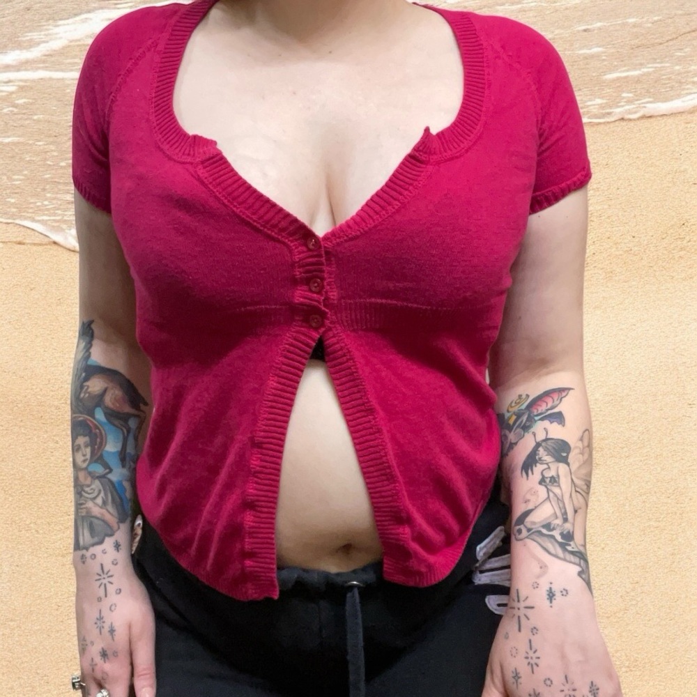y2k style cardigan